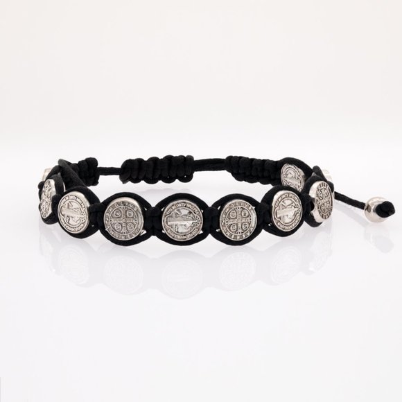 Benedictine Bracelet-  Adjustable - Includes 3 bracelets- one each style - Picture 2 of 13
